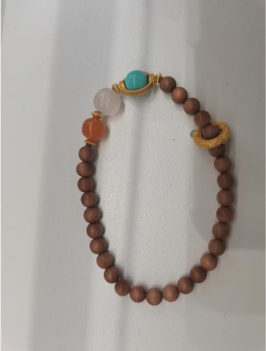 老山檀跑环手串 商品图0