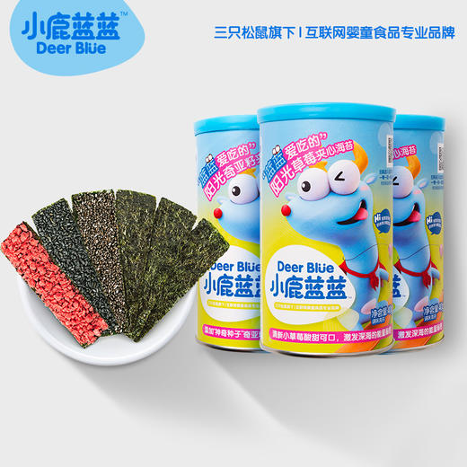 网店专用【小鹿蓝蓝_海苔夹心脆】儿童孕妇即食宝宝零食海苔碎 商品图3