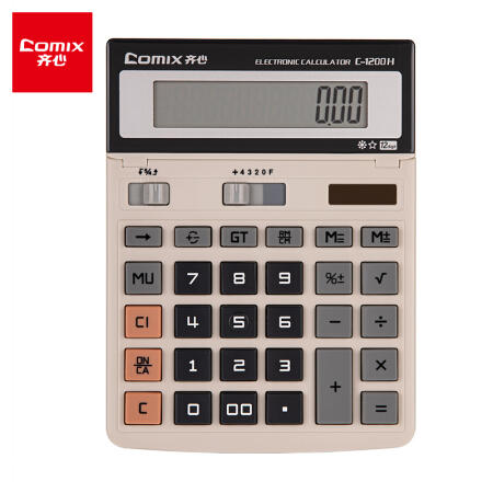 齐心计算器C-1200H大号 商品图0