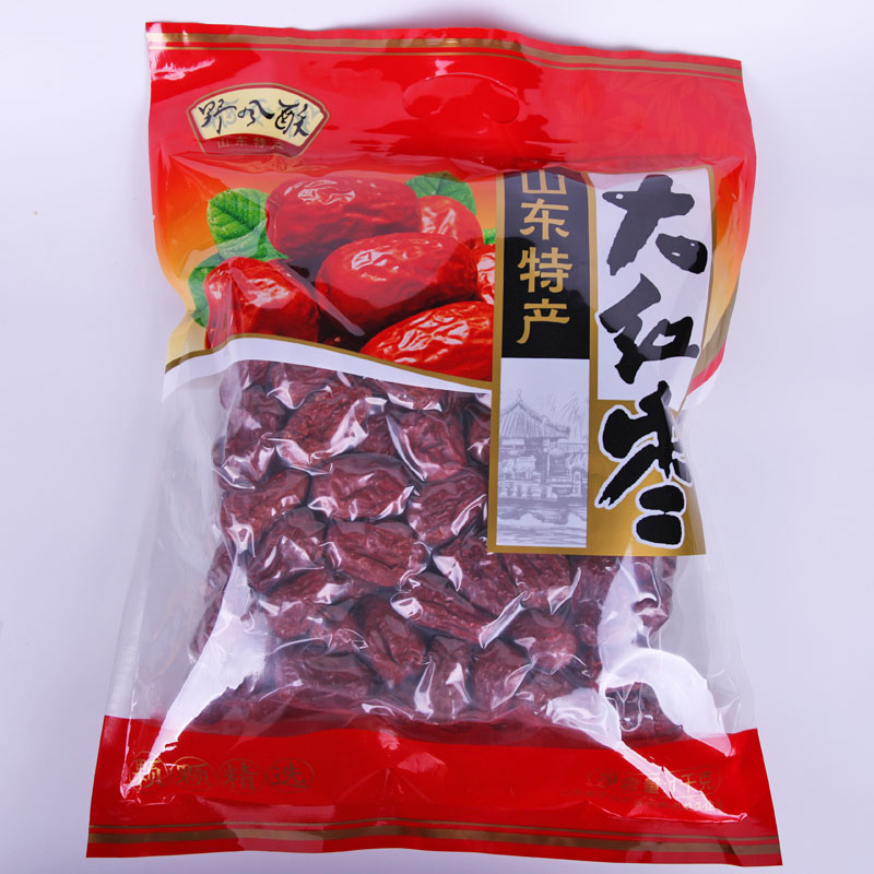 野风酥山东特产大红枣1kg