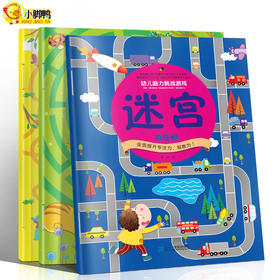 幼儿脑力挑战游戏书 玩转大迷宫 3-6岁宝宝