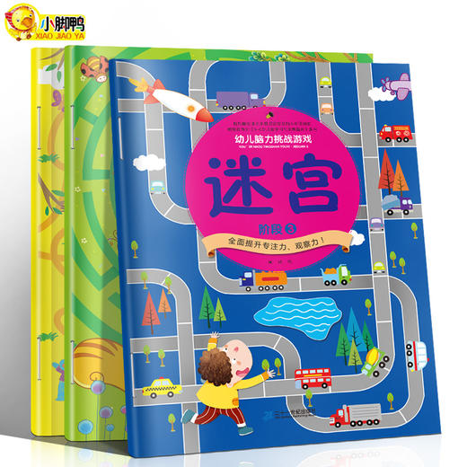 幼儿脑力挑战游戏书 玩转大迷宫 3-6岁宝宝 商品图0