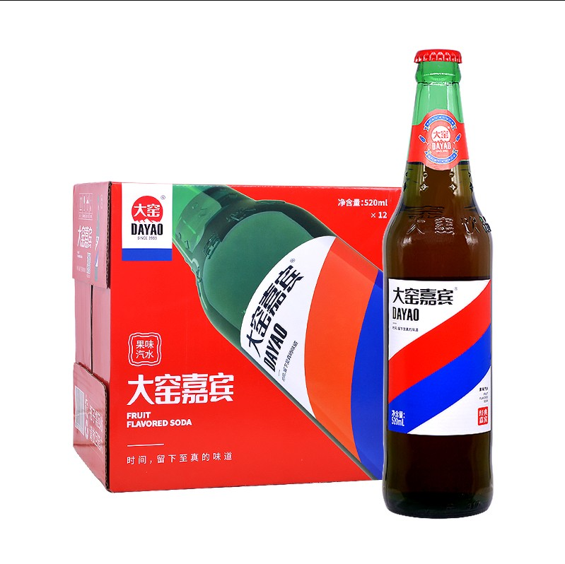 【大窑】果味汽水 520ml*12瓶