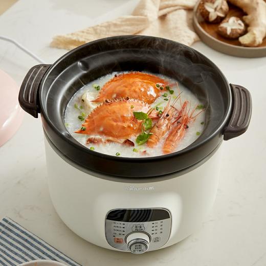 小熊（Bear）电砂锅炖锅家用隔水炖盅大容量紫砂炖锅陶瓷电全自动煲汤煮粥 商品图3