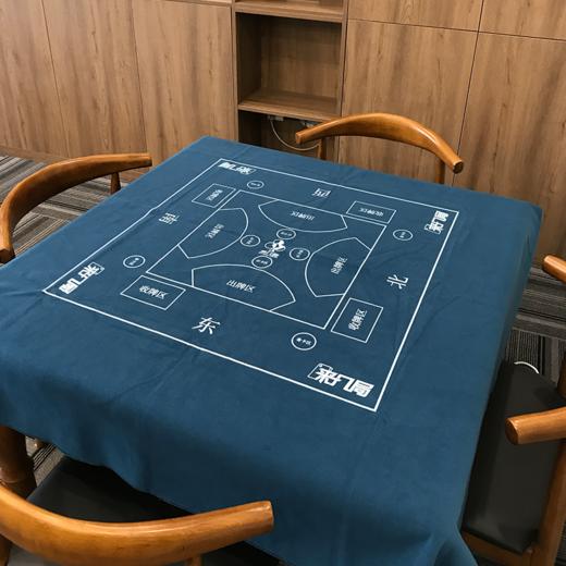 来几局消音扑克桌布140x140防滑毯防滑打扑克牌桌布垫台布圆型棋牌室比赛家用 赠送示卡 商品图3