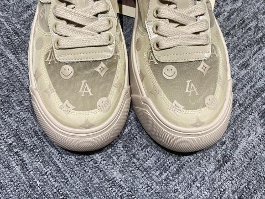 西村名物2021秋季新款网纱印花厚底松糕休闲鞋X21CM33221 商品图3