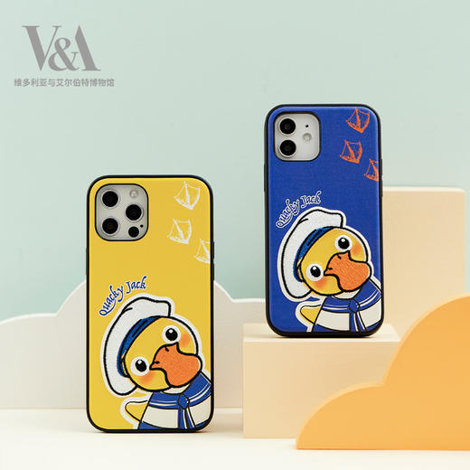 V&A博物馆 杰克鸭系列iPhone12/12pro/12promax手机壳保护套情侣 商品图0