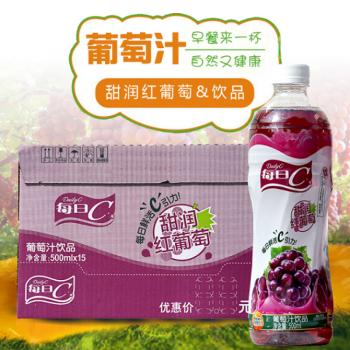 康师傅 每日C红葡萄汁  500ml*15 商品图2