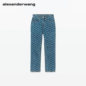 ALEXANDER WANG | High Rise Logo Jeans