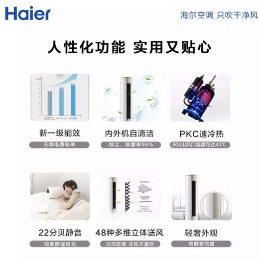 海尔（Haier）空调KFR-50LW/06KCA83U1 商品图5