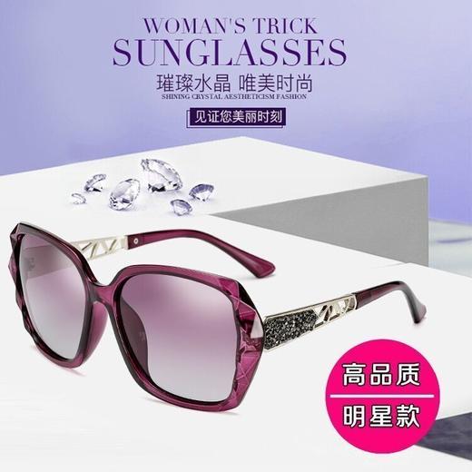 TZW-GM启鹰尔购新款偏光墨镜女大框圆脸长脸潮流网红 商品图9