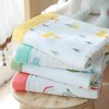 夏季薄款纱布浴巾无荧光新生婴儿双层高密纯棉盖毯包巾儿童被抱被 商品缩略图3