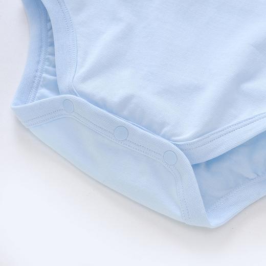 英氏男宝宝纯棉家居20夏季三角哈衣连体背心裆哈YZJMJ20007A01 商品图6