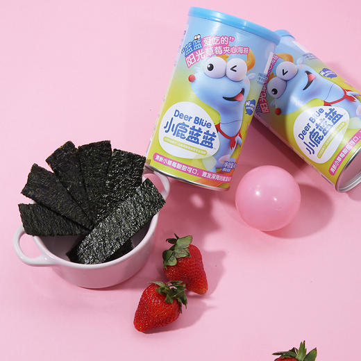 网店专用【小鹿蓝蓝_海苔夹心脆】儿童孕妇即食宝宝零食海苔碎 商品图1