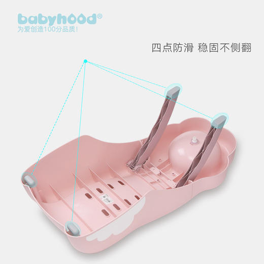 【折叠洗头神器】儿童洗头躺椅宝宝洗头床小孩洗发架可折叠加大号洗头椅子洗头神器 商品图3