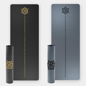 JJYOGA    Dharma达摩垫 手工唐卡工艺瑜伽垫 4mm 达摩垫套装