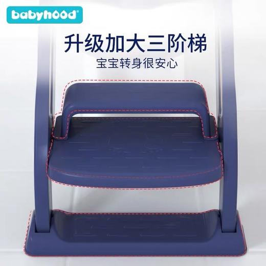 【新升级】可折叠儿童便携式阶梯马桶圈坐便器宝宝小孩辅助马桶坐便器 商品图3