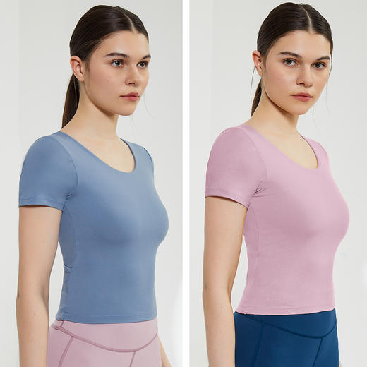 2021春夏新品性感镂空短袖上衣JTB21065 亲肤舒适面料 商品图2