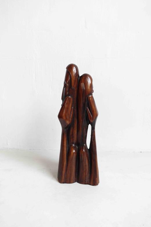 意大利艺术家雕塑作品—思考中的情侣 带签名和编号 商品图8