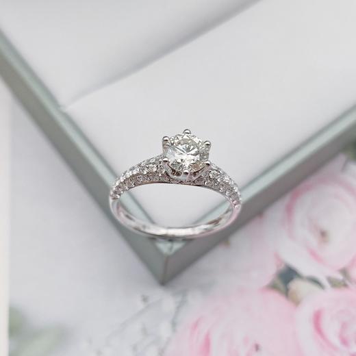 18k钻石戒指（1.01ct）圈号：19# 商品图0