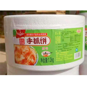 【9.9元/桶】彤星原味桶装手抓饼20张 1.2kg（0802939） 商品图0