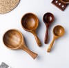 【餐碗】日式柯木长柄大号木勺子水舀网红吃播水瓢碗沙拉碗掏米舀 商品缩略图0
