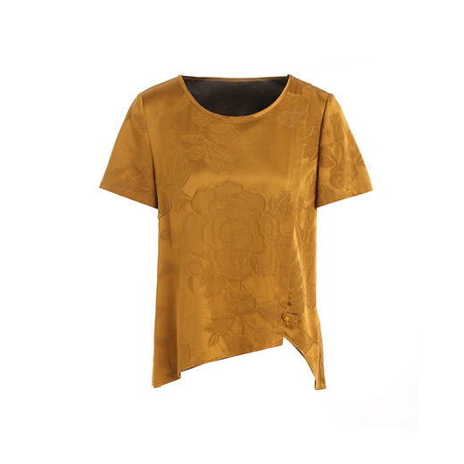 乔万尼夏新款真丝上衣桑蚕丝衬衣设计感EI2C735 商品图4