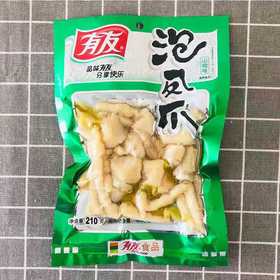 【9.9元/袋】有友山椒泡凤爪210g（0800781）