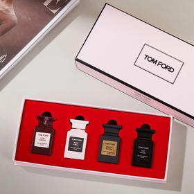 8.4七夕奢宠推荐！全国顺丰包邮丨【买即送TF口红】TF香水四件套礼盒  甜蜜清新  持久套盒失落樱花   荆刺玫瑰  乌木沉香  白麝香加赠1.2g经典黑管口红斯嘉丽色