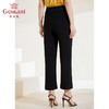 乔万尼休闲裤直筒显瘦百搭垂顺感黑色裤子EI2F847 商品缩略图2