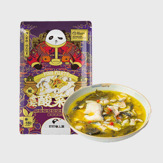 【品牌直发】【叮叮懒人菜】 老坛酸菜鱼（黑鱼）450g 商品图7