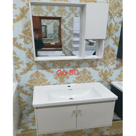 浴室柜 26-80B 80CM 实木 商品图0