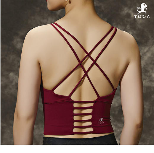 清仓款不退不换壁虎瑜伽 法器系列NO.143《汐月》美背亲肤瑜伽背心（有胸垫）【5天发货】 商品图5