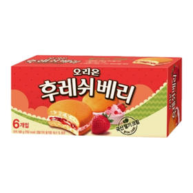 오리온 후레쉬베리딸기맛168g