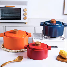 彩冠耐热陶瓷砂锅专用锅煲汤锅家用燃气小砂锅耐高温可明火沙锅