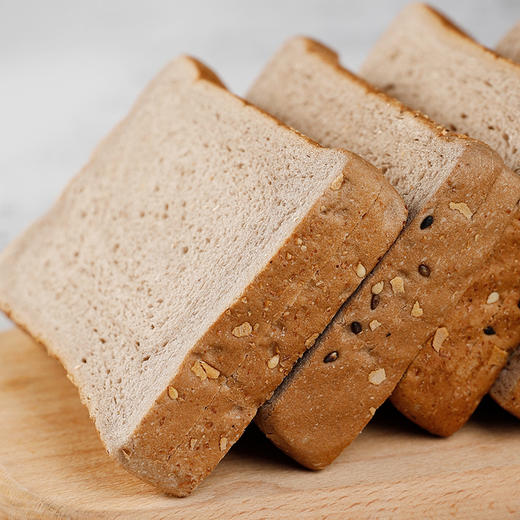 【卡尔顿】黑麦面包粗粮早餐代餐吐司食品整箱土司零食小吃500g箱 高饱腹感更抗饿 商品图2