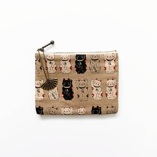 HUJI祤集Komon收纳包风の花招财猫猫 商品图3