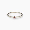 北京仓｜Otiumberg-Birthstone-7月生辰石 9K黄金 红宝石 戒指［英国设计师］ 商品缩略图0