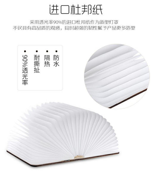 LED书本灯（三色和四色灯光） 商品图4