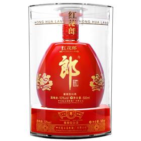 53度红花郎红钻500ml 单瓶（2019年老酒）