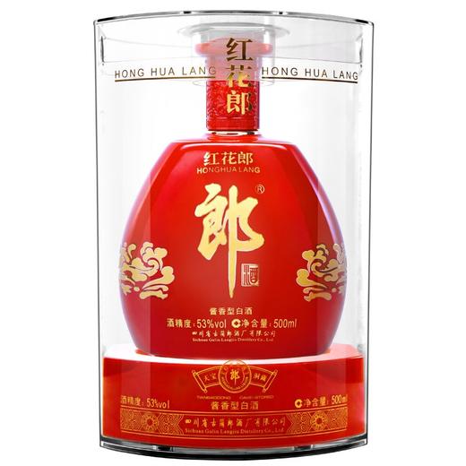 53度红花郎红钻500ml 单瓶（2019年老酒） 商品图0