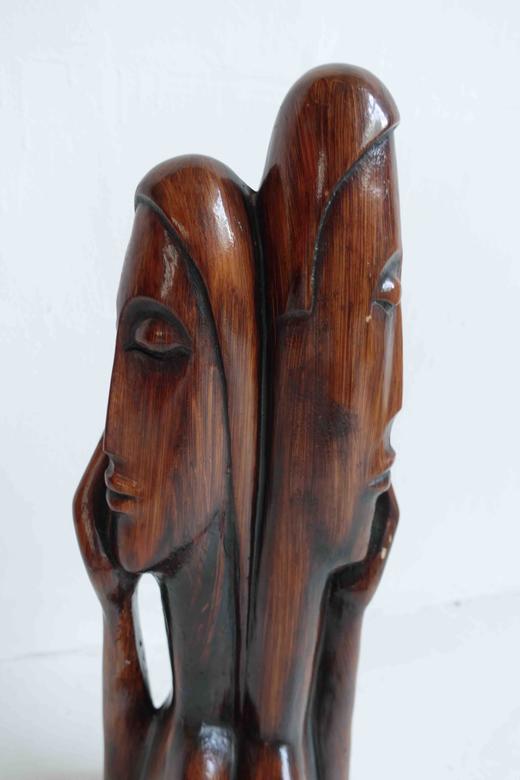 意大利艺术家雕塑作品—思考中的情侣 带签名和编号 商品图5