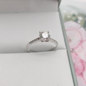 18k钻石戒指（1ct）圈号：17#