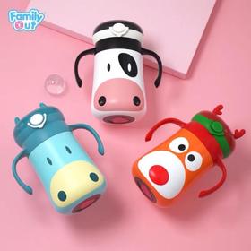 familyout凡米粒儿童智能显温保温杯500ml