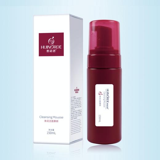 【2瓶更优惠】惠诺德B-HA活性玻尿酸 净润洁面慕斯 泡沫洗面奶男女通用  温和 不紧绷 卸妆也能用 商品图3