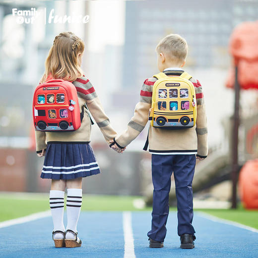 familyout凡米粒奇趣巴士防水背包 商品图0