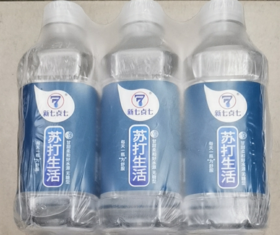 【0.99元/瓶】新七点七苏打生活350ml(0402203)