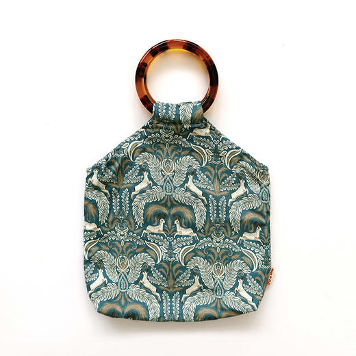 HUJI祤集Amber手提包插画复古动物印花 商品图5