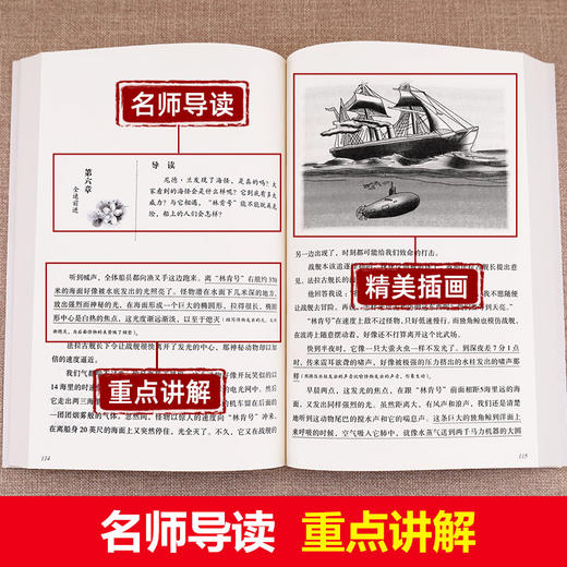 小学生课外阅读书全套10册老人与海/绿山墙的安妮/海底两万里/秘密花园/绿野仙踪/钢铁是怎样炼成的三四五六年级必读畅销经典书目 商品图2