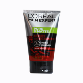 【亚欧超市】欧莱雅火山岩控油清痘洁面100ml